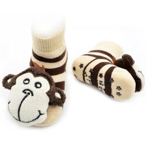 Monkey Rattle Socks